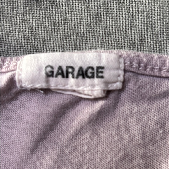 Light Pink V-Neck Crop Top by Garage - Picture 4 of 5